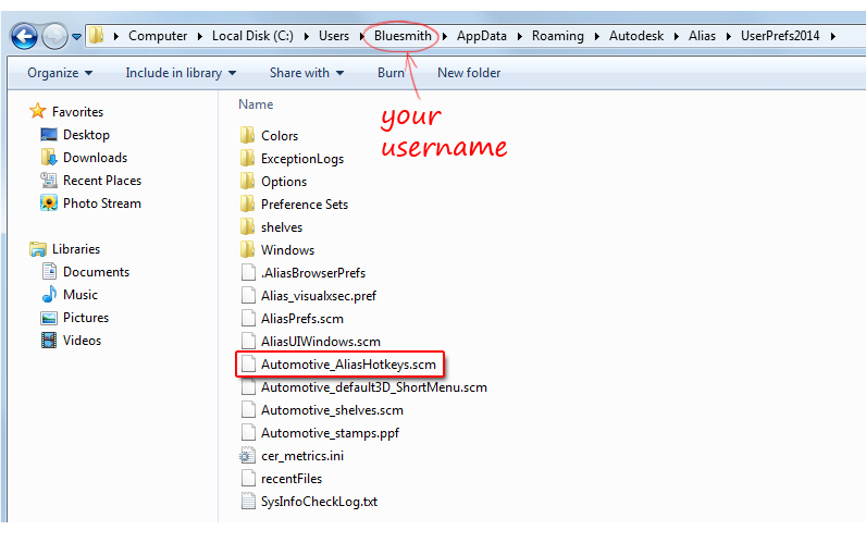 Hotkey file location Hotkey file location