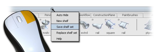 Saving the Marking Menus Saving the Marking Menus